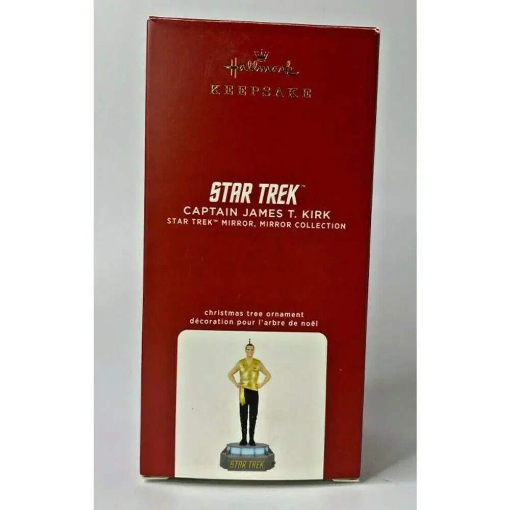 2020 Hallmark Star Trek Captain James T.‎ Kirk Ornament U64/6061